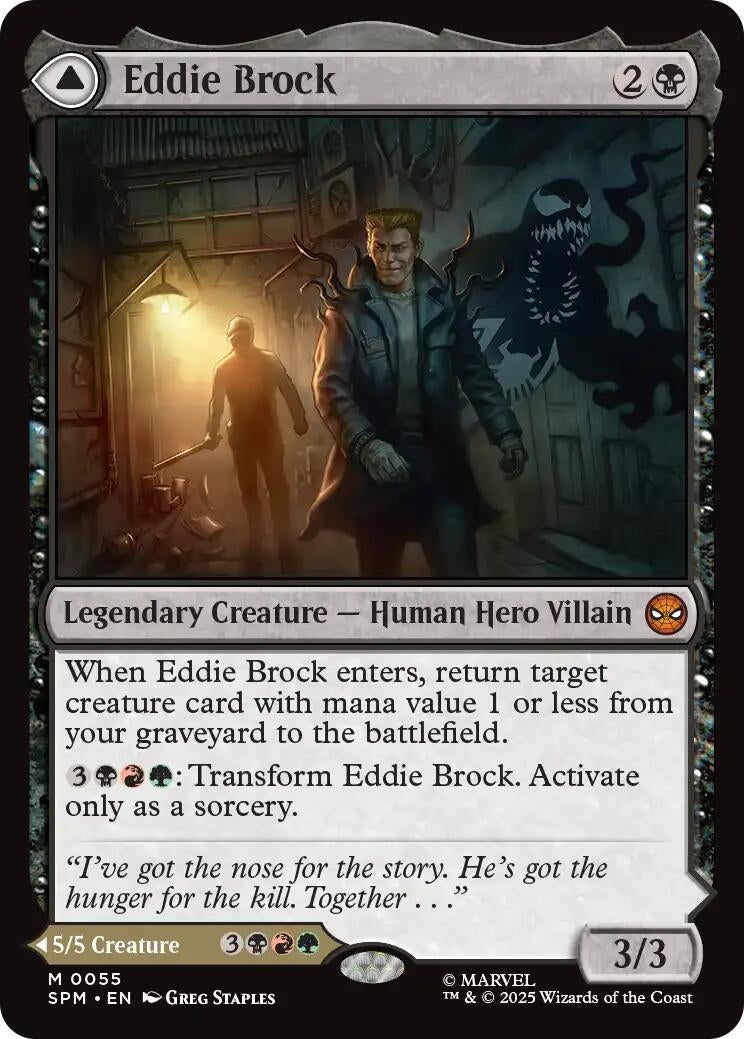 Image for Eddie Brock [55] - Magic: The Gathering