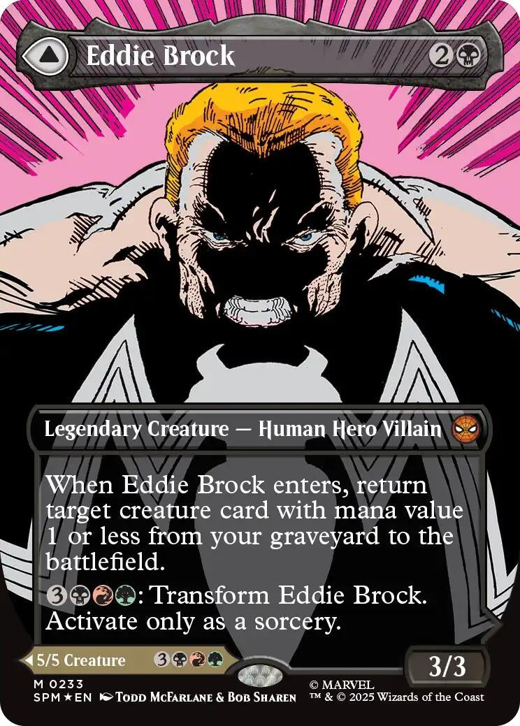 Image for Eddie Brock (0233) (Borderless) [233] - Magic: The Gathering