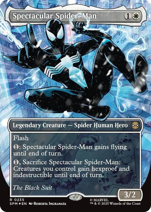 Image for Spectacular Spider-Man (0235) (Borderless) (Textured Foil) [235] - Magic: The Gathering
