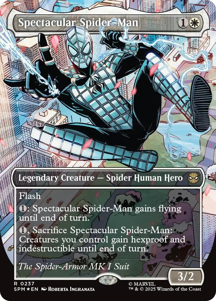 Image for Spectacular Spider-Man (0237) (Borderless) (Textured Foil) [237] - Magic: The Gathering