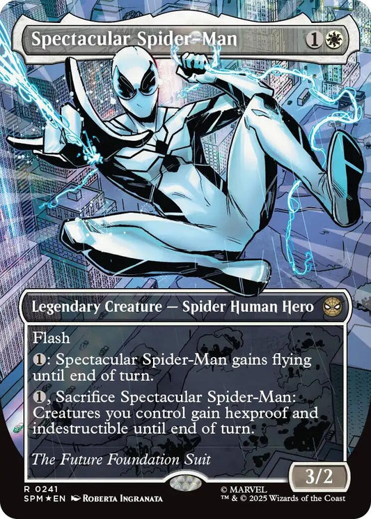 Image for Spectacular Spider-Man (0241) (Borderless) (Textured Foil) [241] - Magic: The Gathering