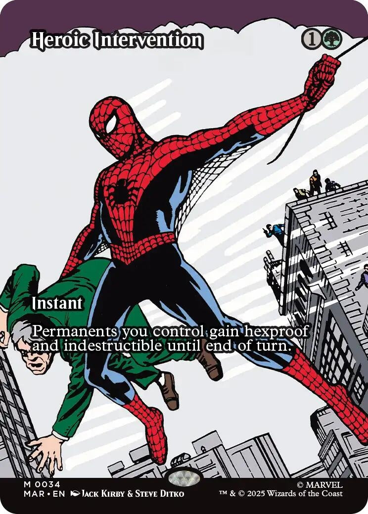 Image for Heroic Intervention (Borderless) [34] - Magic: The Gathering