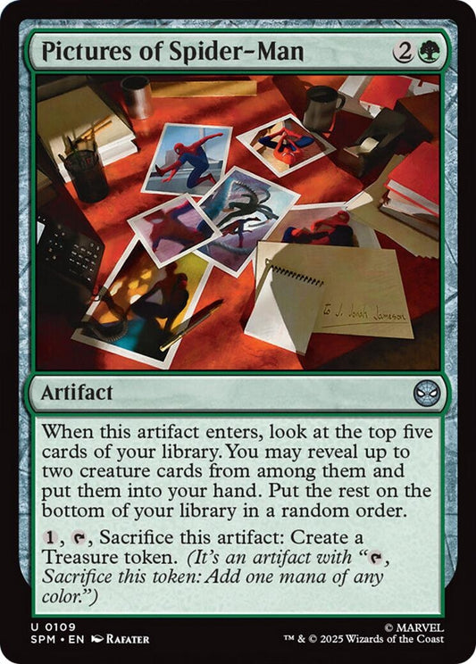 Image for Pictures of Spider-Man [109] - Magic: The Gathering