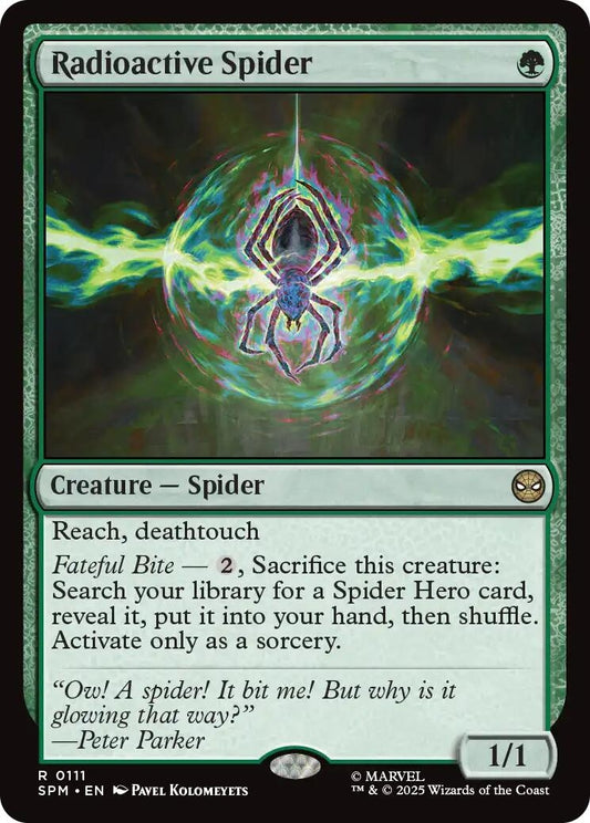 Image for Radioactive Spider [111] - Magic: The Gathering