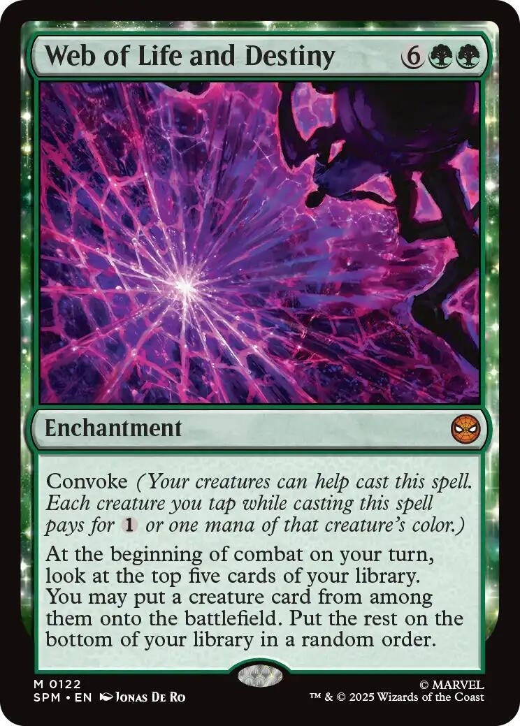 Image for Web of Life and Destiny [122] - Magic: The Gathering
