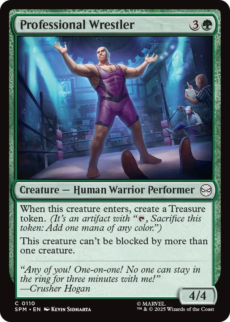 Image for Professional Wrestler [110] - Magic: The Gathering
