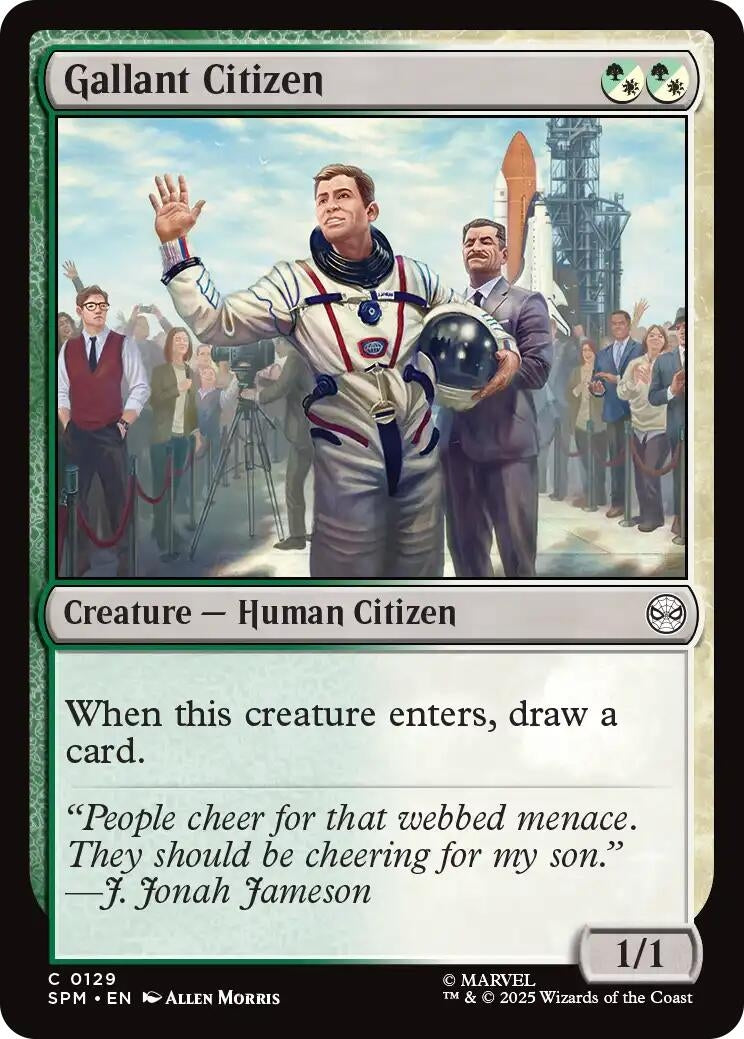 Image for Gallant Citizen [129] - Magic: The Gathering