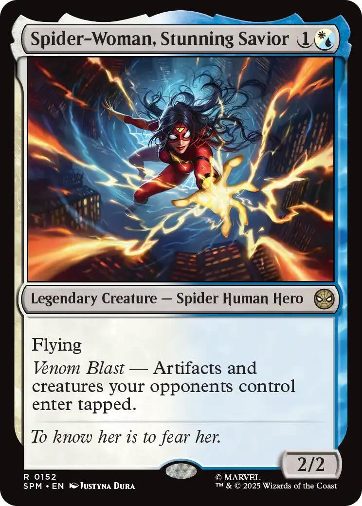 Image for Spider-Woman, Stunning Savior [152] - Magic: The Gathering