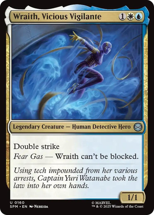 Image for Wraith, Vicious Vigilante [160] - Magic: The Gathering