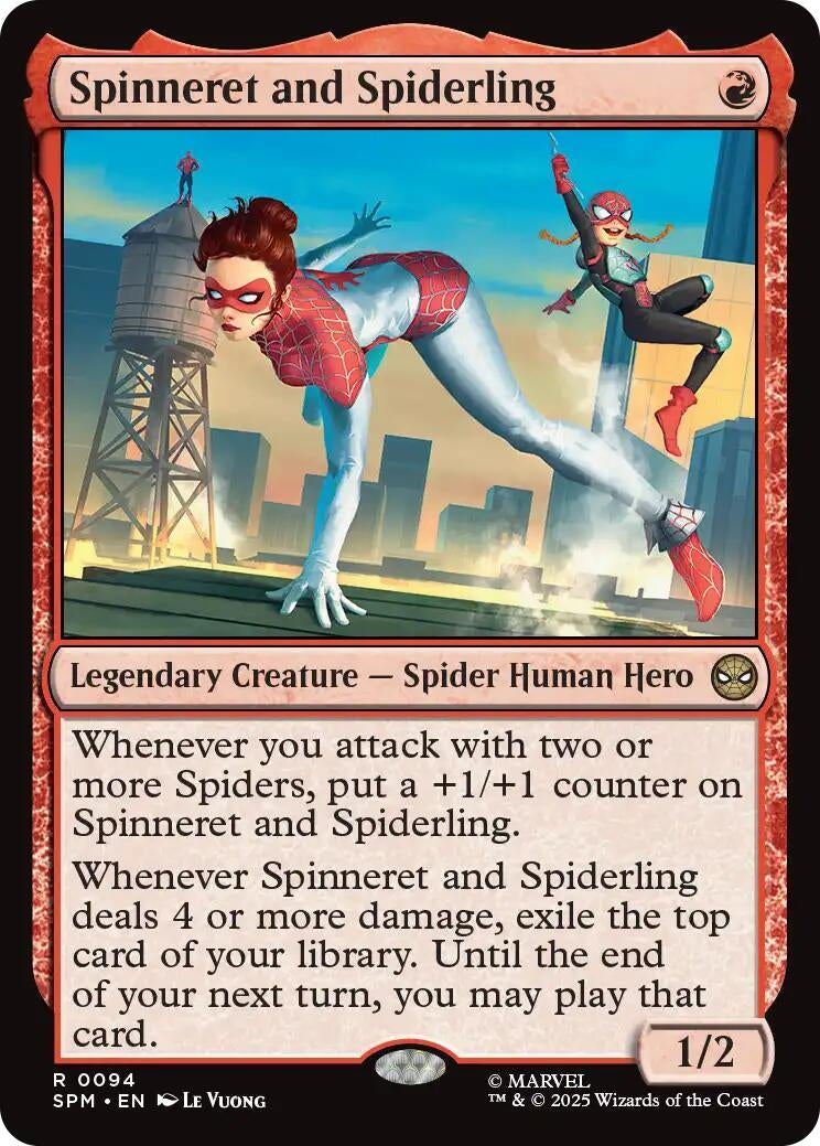 Image for Spinneret and Spiderling [94] - Magic: The Gathering