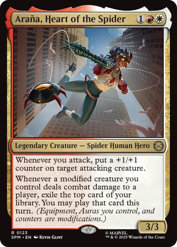 Image for Arana, Heart of the Spider [123] - Magic: The Gathering