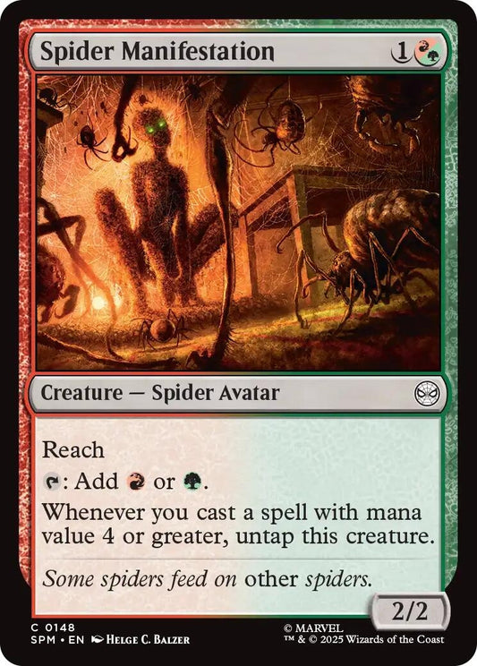 Image for Spider Manifestation [148] - Magic: The Gathering