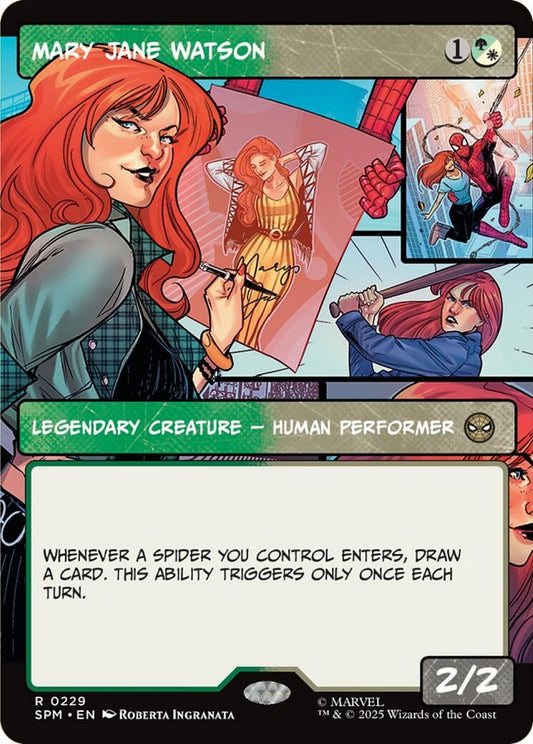 Image for Mary Jane Watson (Borderless) [229] - Magic: The Gathering