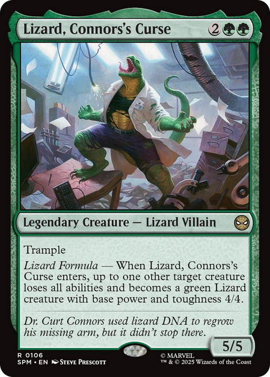Image for Lizard, Connors's Curse [106] - Magic: The Gathering