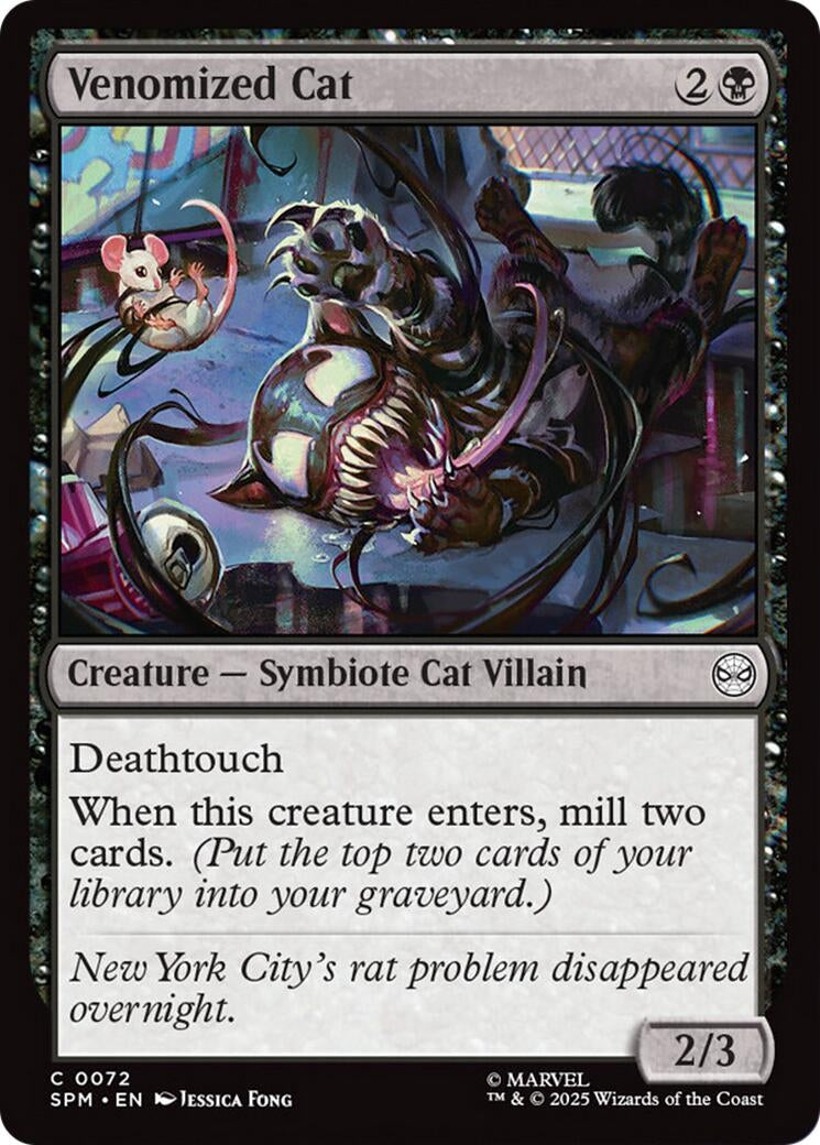 Image for Venomized Cat [72] - Magic: The Gathering