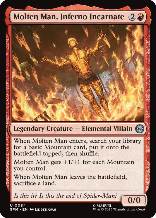 Image for Molten Man, Inferno Incarnate [84] - Magic: The Gathering