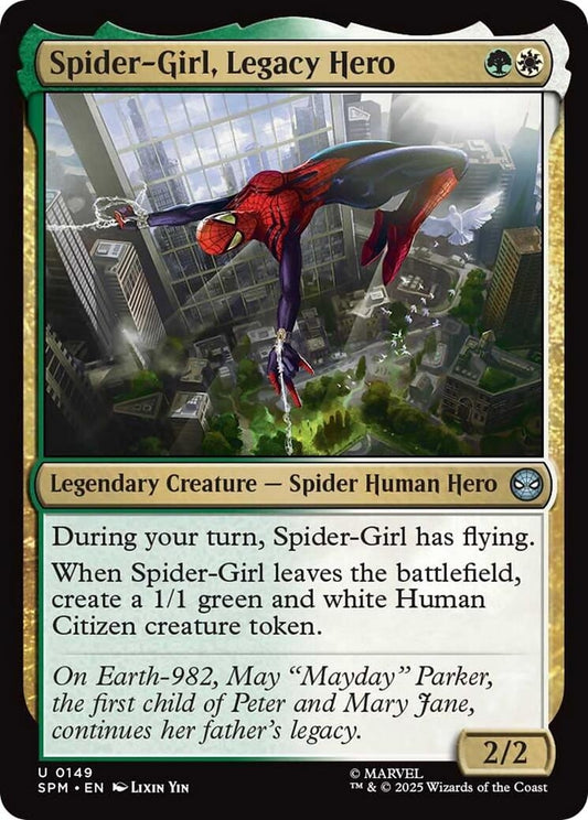 Image for Spider-Girl, Legacy Hero [149] - Magic: The Gathering