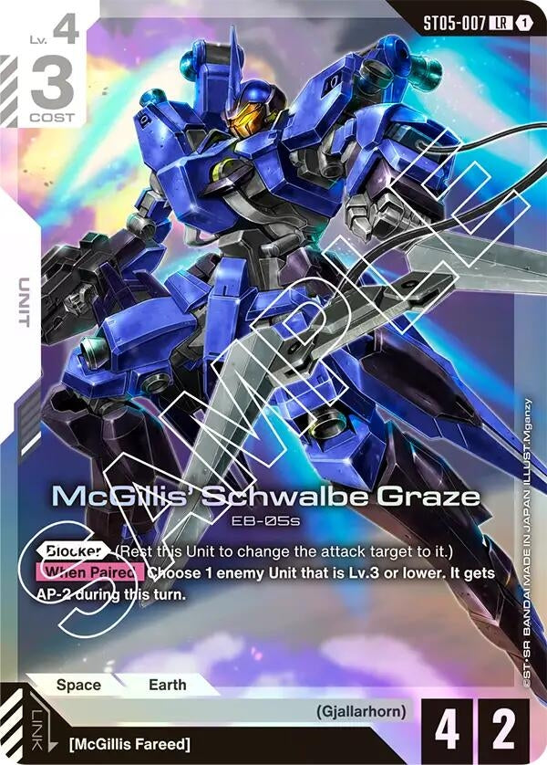 Image for McGillis' Schwalbe Graze [ST05-007] - Gundam Card Game