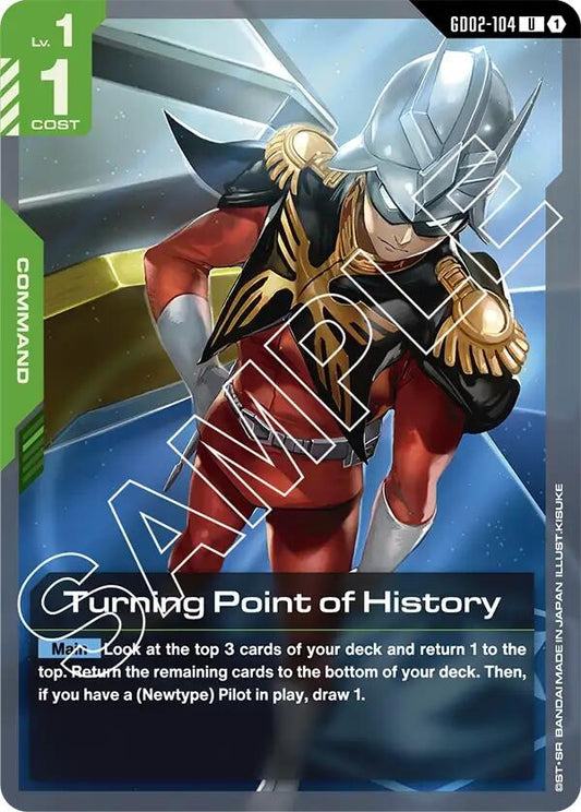 Image for Turning Point of History [GD02-104] - Gundam Card Game
