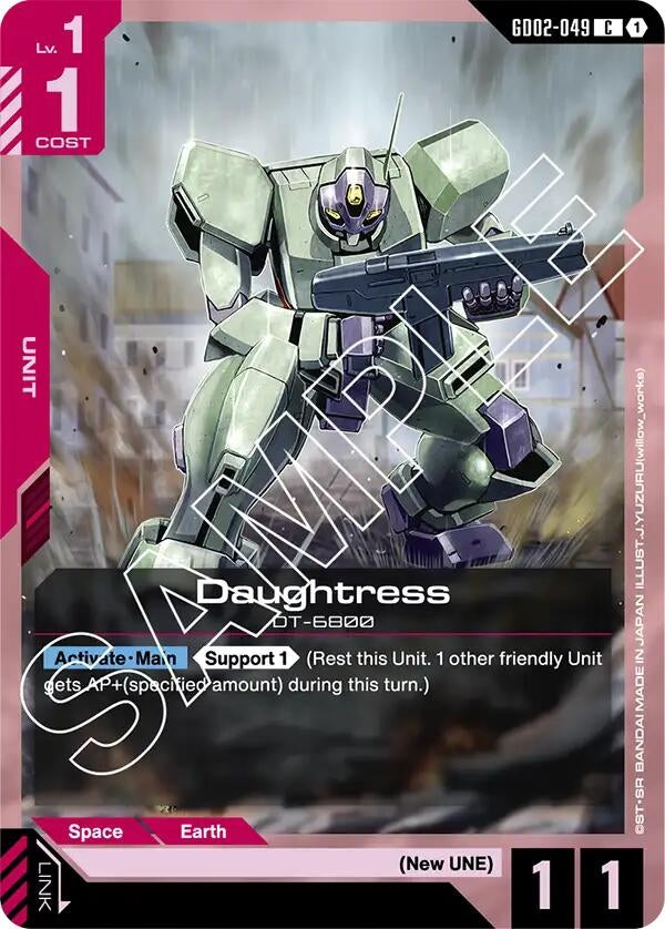 Image for Daughtress [GD02-049] - Gundam Card Game