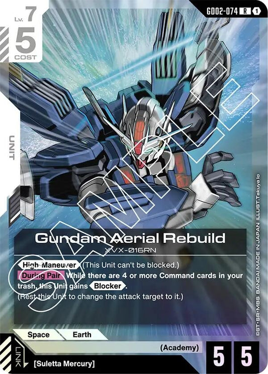 Image for Gundam Aerial Rebuild [GD02-074] - Gundam Card Game