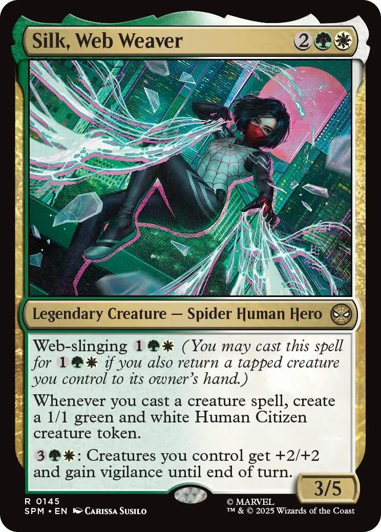 Image for Silk, Web Weaver [145] - Magic: The Gathering