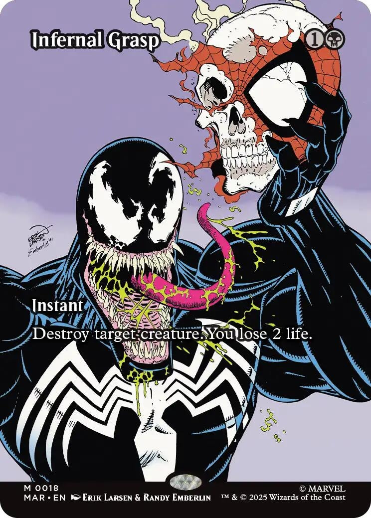 Image for Infernal Grasp (Borderless) [18] - Magic: The Gathering