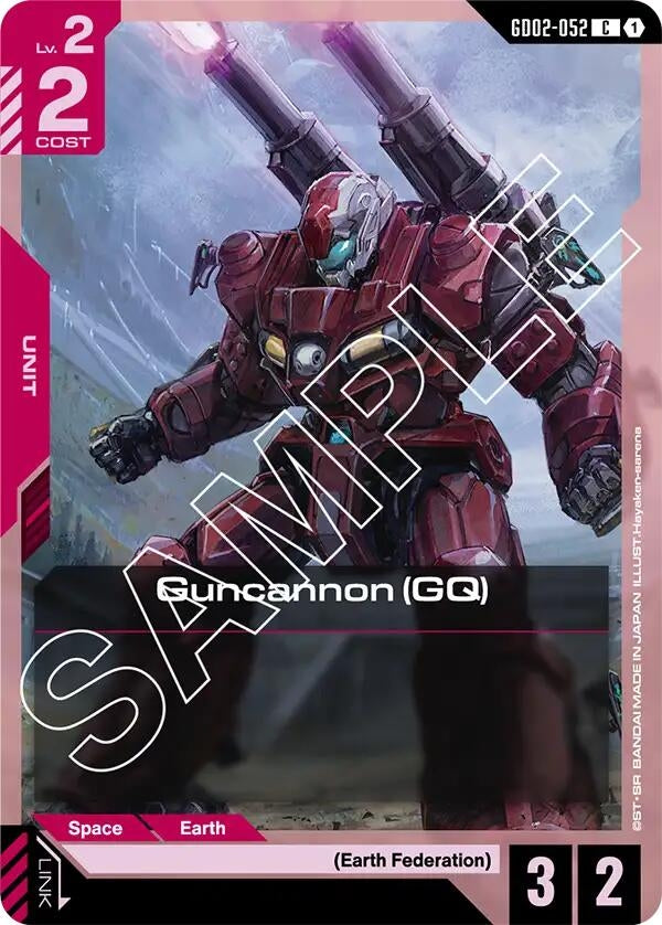 Image for Guncannon (GQ) [GD02-052] - Gundam Card Game