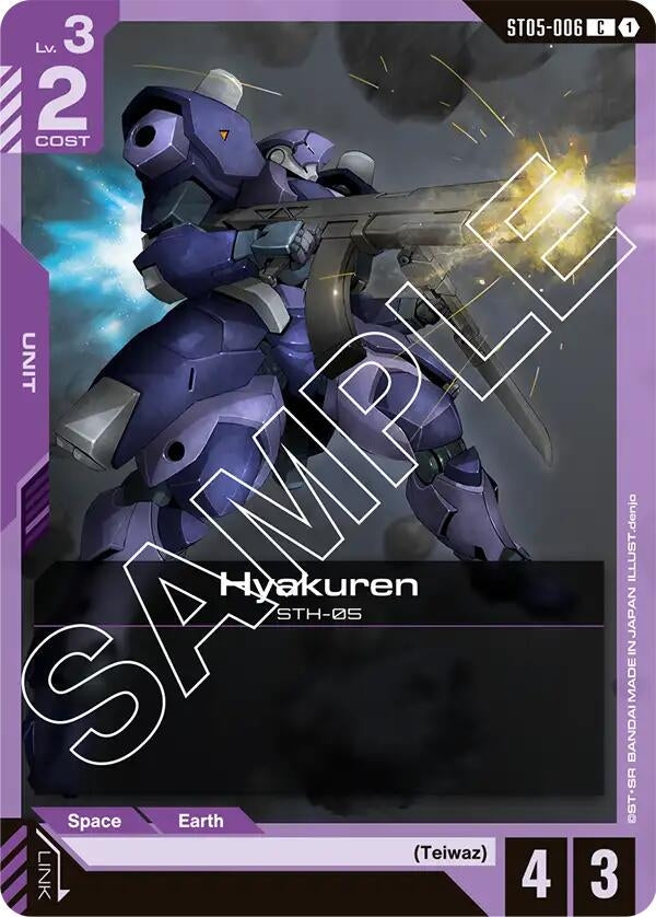 Image for Hyakuren [ST05-006] - Gundam Card Game