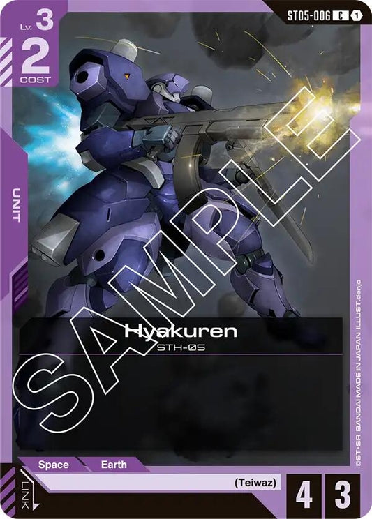 Image for Hyakuren [ST05-006] - Gundam Card Game