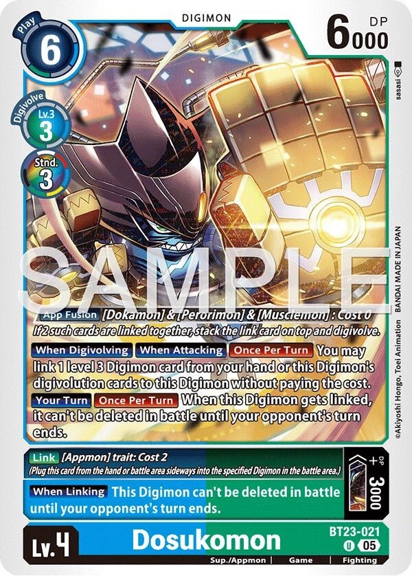 Image for Dosukomon [BT23-021 U] - Digimon Card Game