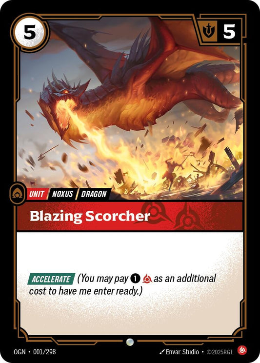 Image for Blazing Scorcher [001/298] - Riftbound: League of Legends Trading Card Game