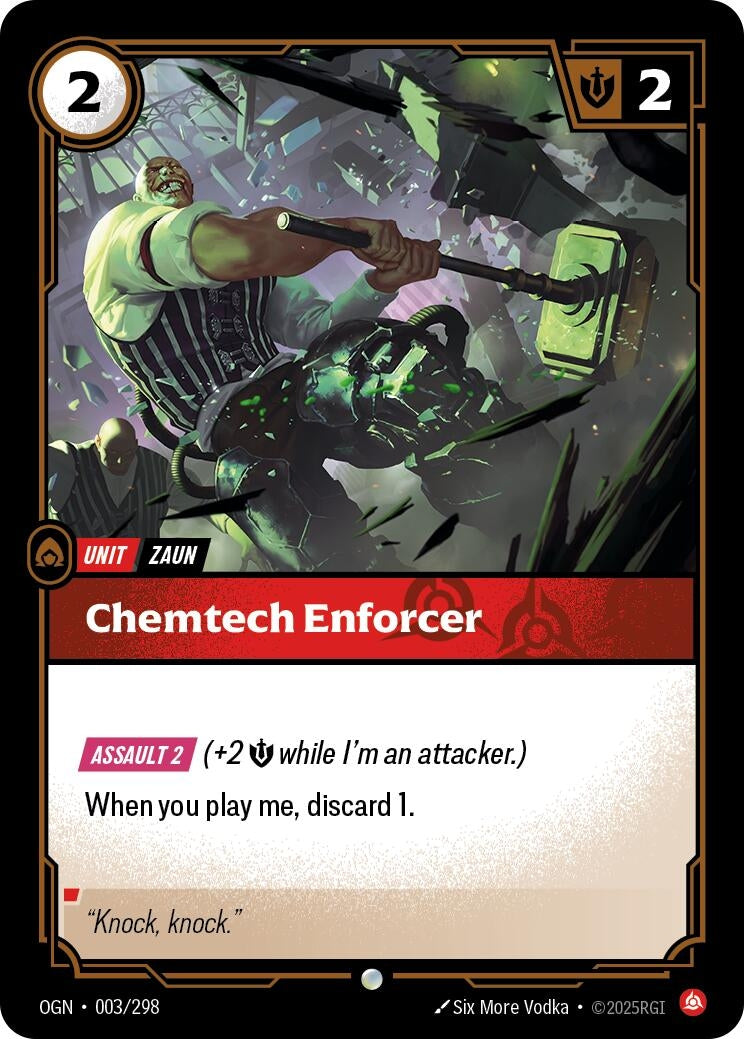 Image for Chemtech Enforcer [003/298] - Riftbound: League of Legends Trading Card Game