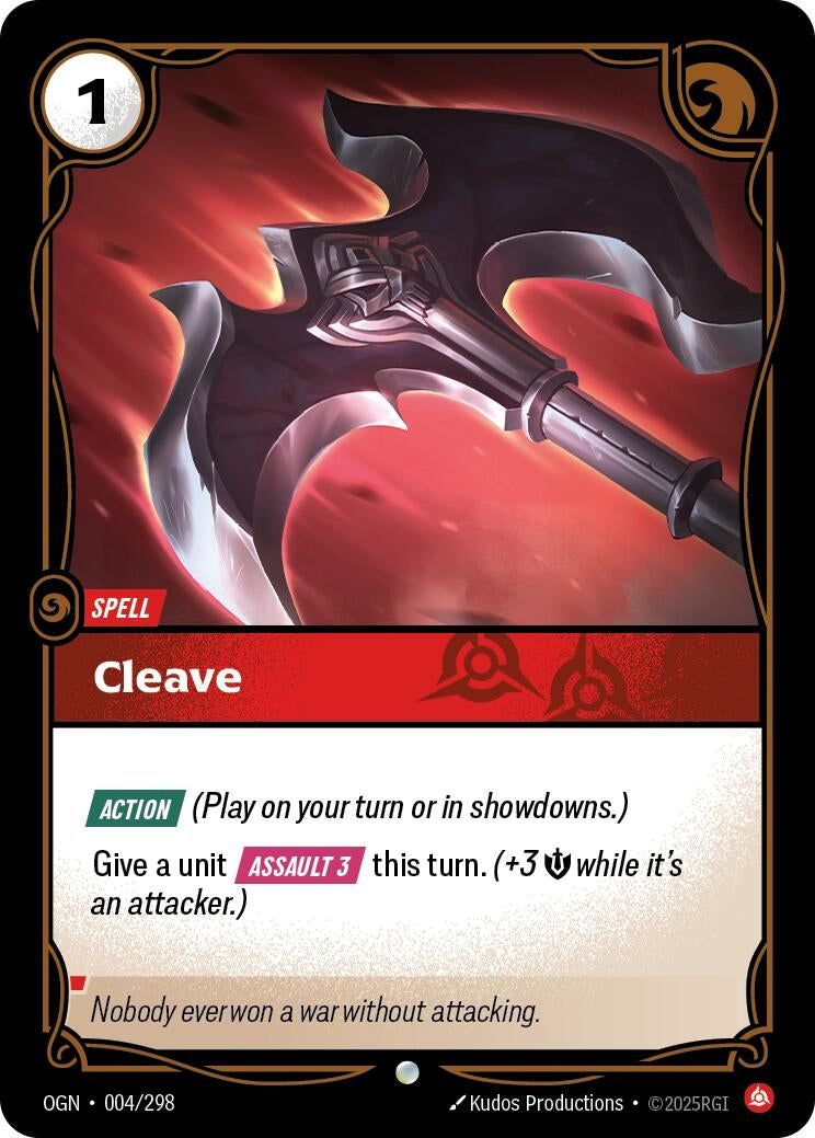Image for Cleave [004/298] - Riftbound: League of Legends Trading Card Game
