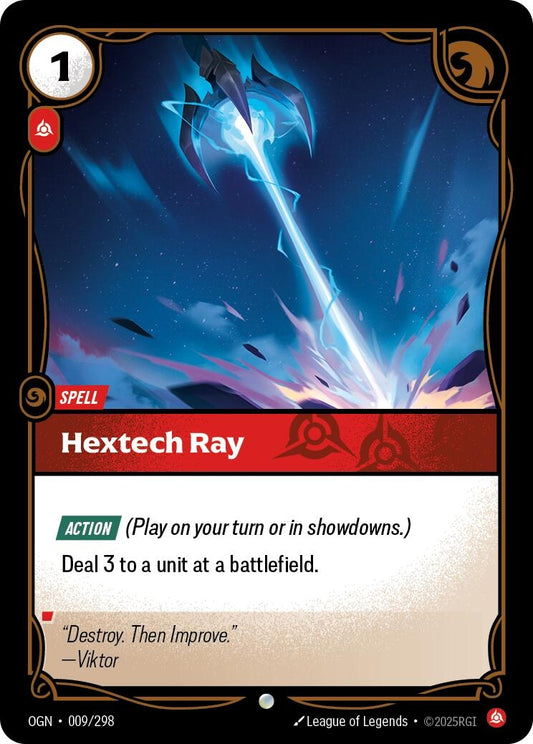 Image for Hextech Ray [009/298] - Riftbound: League of Legends Trading Card Game