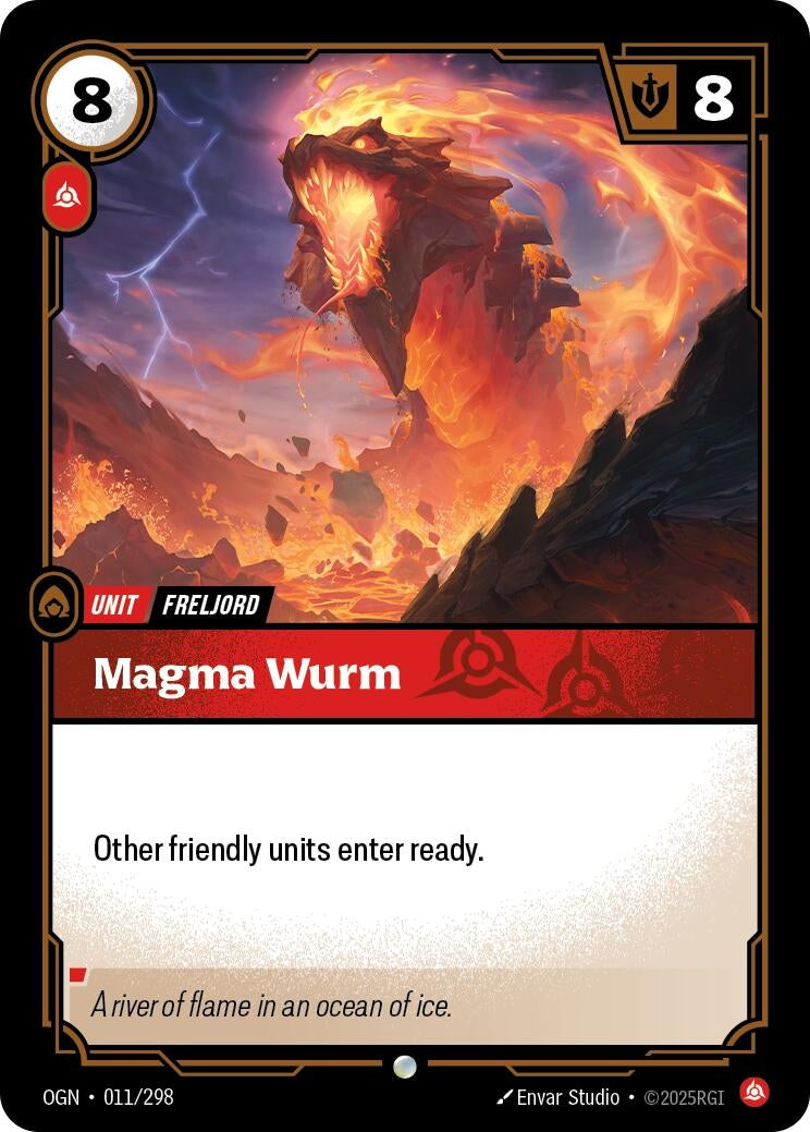 Image for Magma Wurm [011/298] - Riftbound: League of Legends Trading Card Game