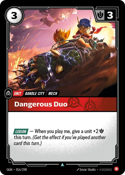 Image for Dangerous Duo [016/298] - Riftbound: League of Legends Trading Card Game