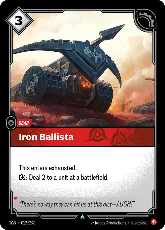 Image for Iron Ballista [017/298] - Riftbound: League of Legends Trading Card Game