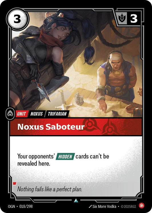 Image for Noxus Saboteur [018/298] - Riftbound: League of Legends Trading Card Game