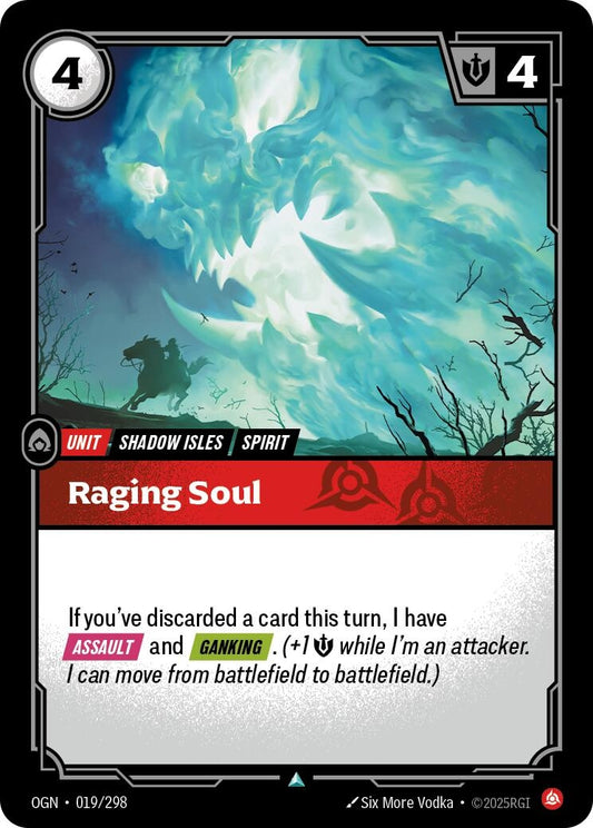 Image for Raging Soul [019/298] - Riftbound: League of Legends Trading Card Game