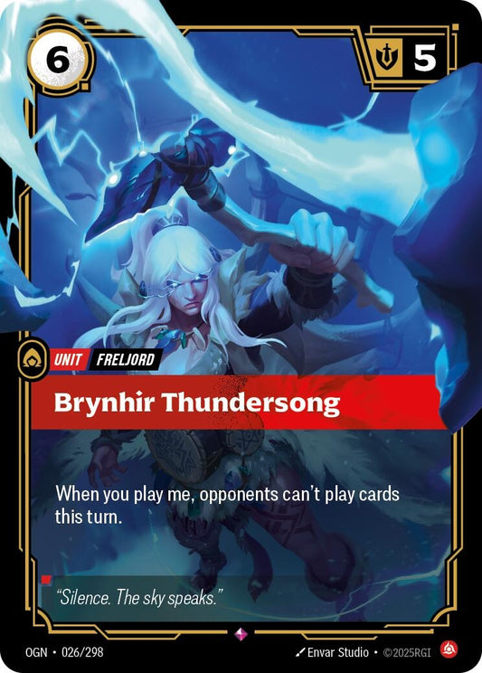 Image for Brynhir Thundersong [026/298] - Riftbound: League of Legends Trading Card Game