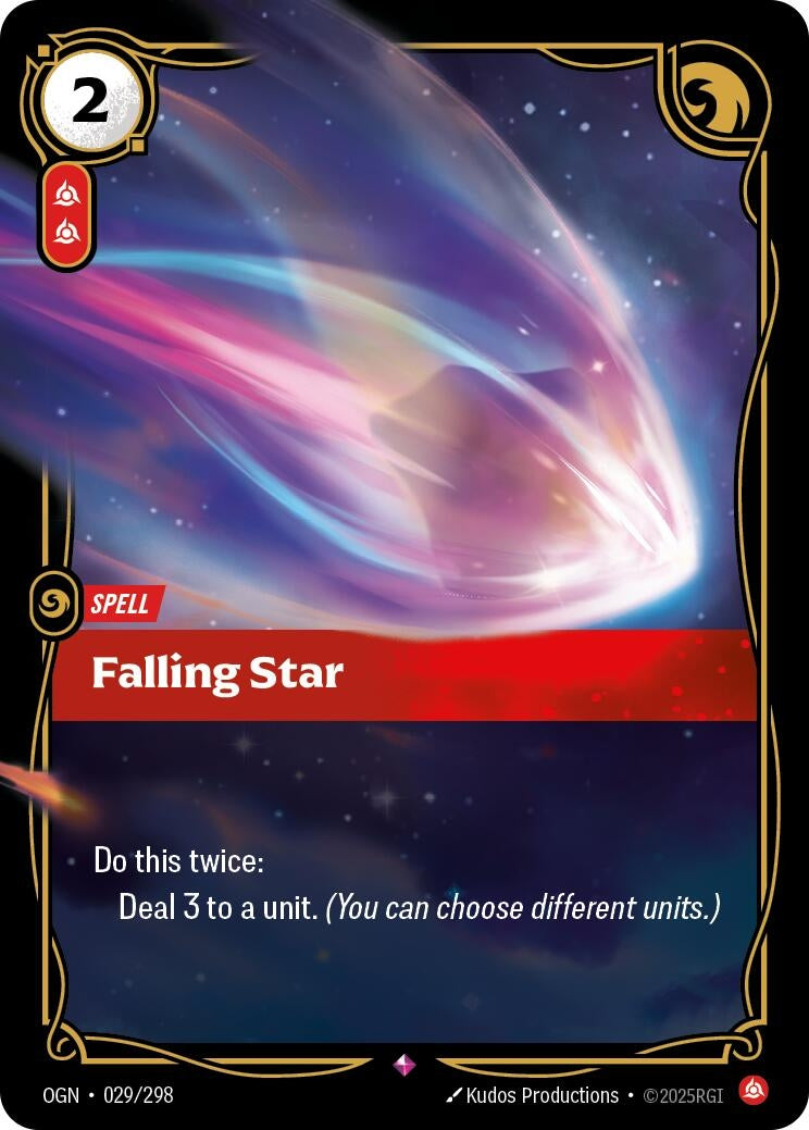 Image for Falling Star [029/298] - Riftbound: League of Legends Trading Card Game