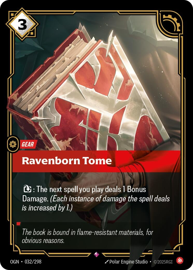 Image for Ravenborn Tome [032/298] - Riftbound: League of Legends Trading Card Game