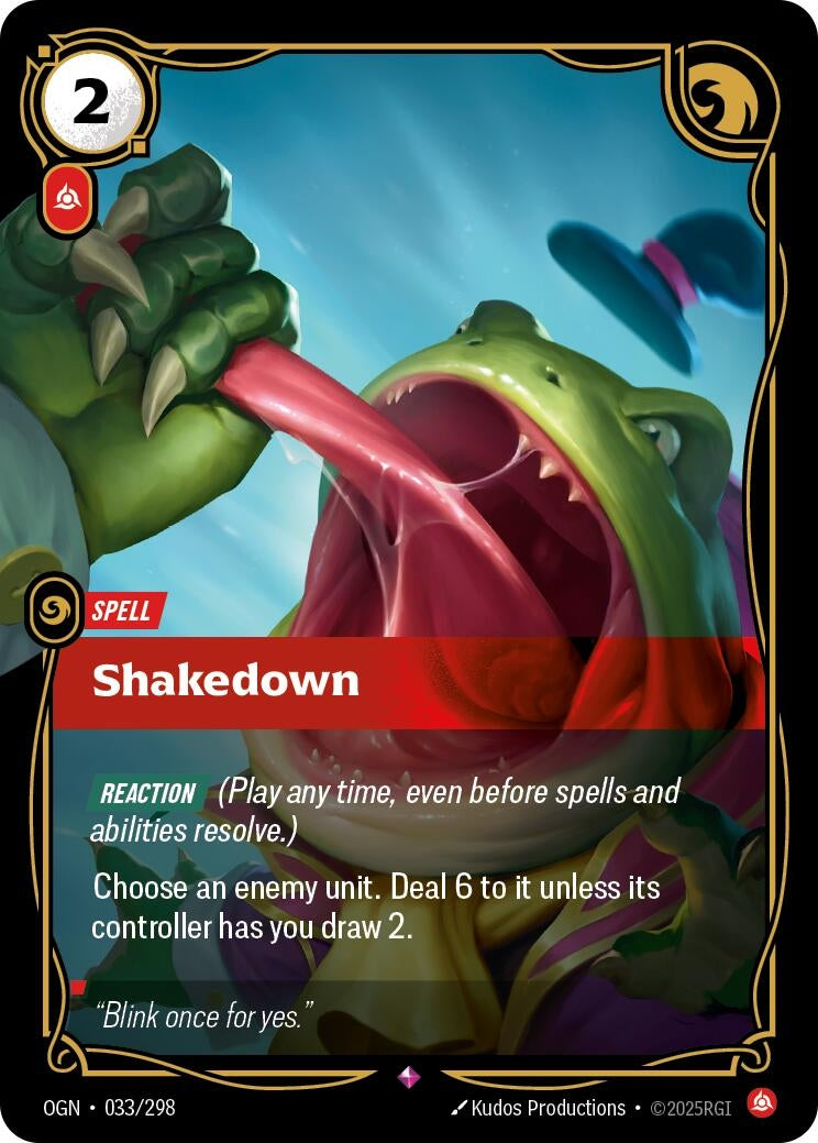Image for Shakedown [033/298] - Riftbound: League of Legends Trading Card Game
