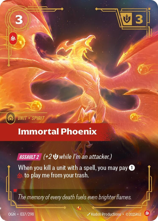 Image for Immortal Phoenix [037/298] - Riftbound: League of Legends Trading Card Game