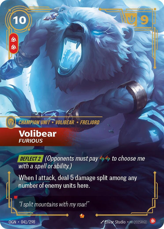 Image for Volibear - Furious [041/298] - Riftbound: League of Legends Trading Card Game