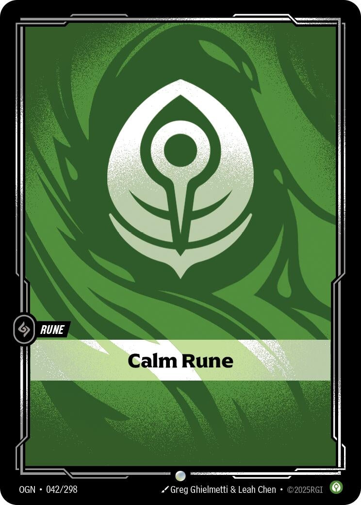 Image for Calm Rune [042/298] - Riftbound: League of Legends Trading Card Game
