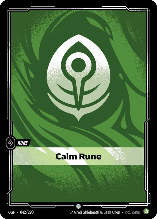Image for Calm Rune [042/298] - Riftbound: League of Legends Trading Card Game