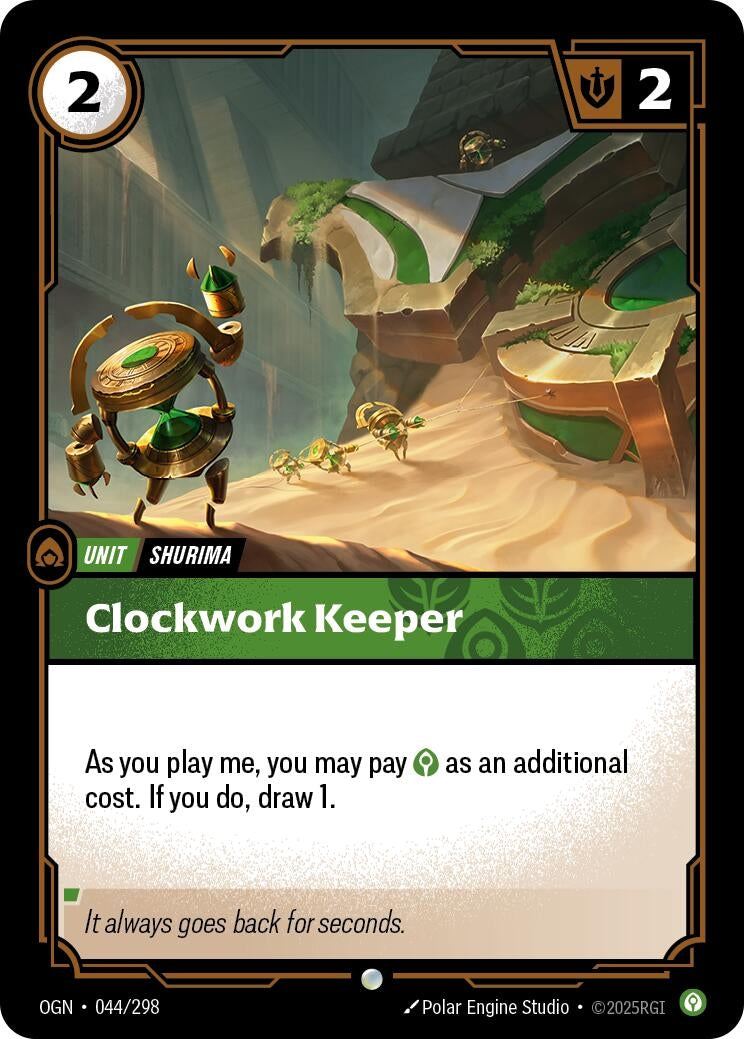 Image for Clockwork Keeper [044/298] - Riftbound: League of Legends Trading Card Game
