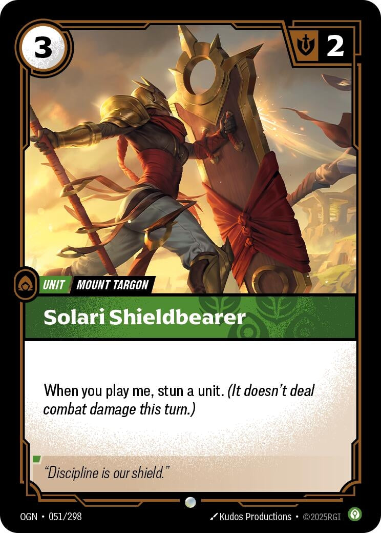 Image for Solari Shieldbearer [051/298] - Riftbound: League of Legends Trading Card Game